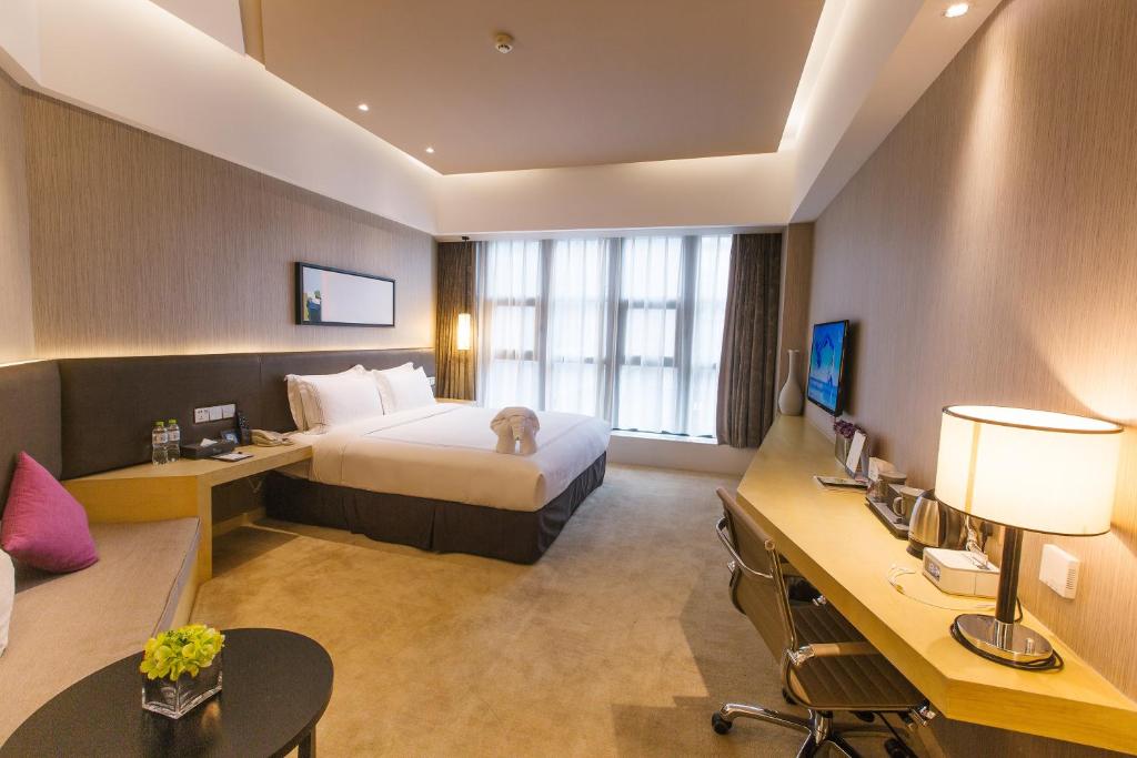 Двухместный (Двухместный номер Делюкс с 1 кроватью) отеля Skytel Hotel Chengdu, Чэнду