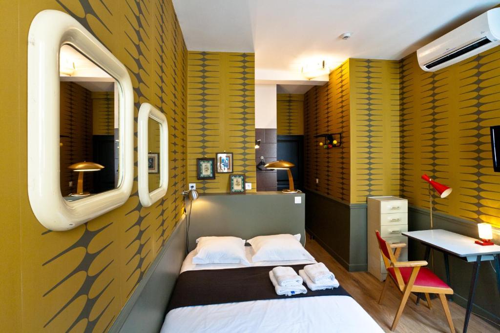 Двухместный (Двухместный номер с 1 кроватью и собственной ванной комнатой) отеля B&B Casa Ortega, Марсель