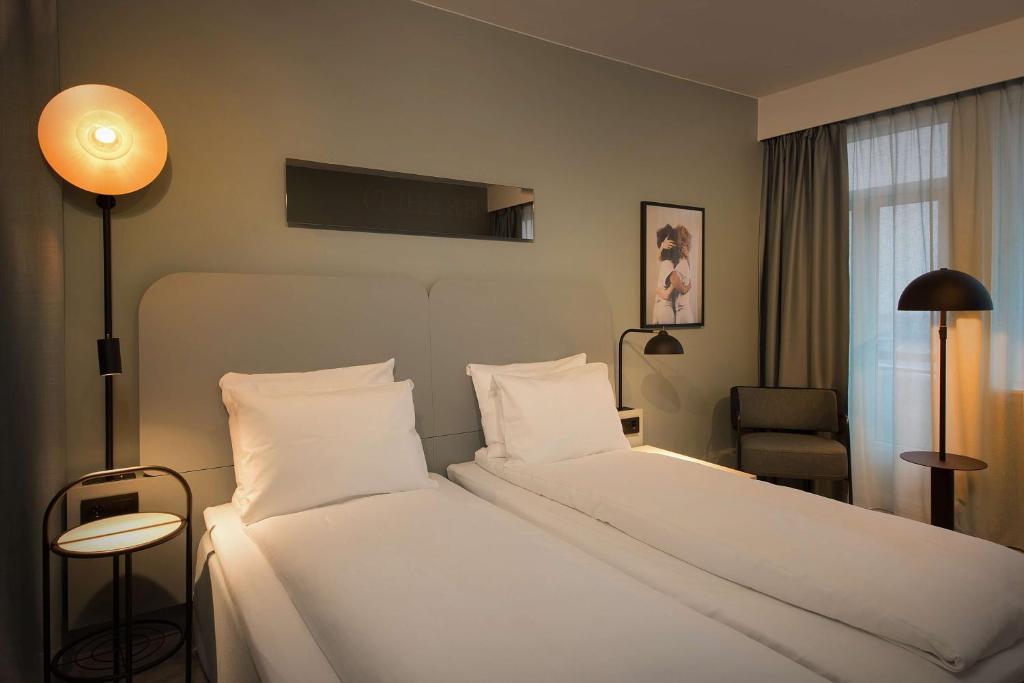 Двухместный (Стандартный двухместный номер с 2 отдельными кроватями) отеля Scandic Victoria, Лиллехамер