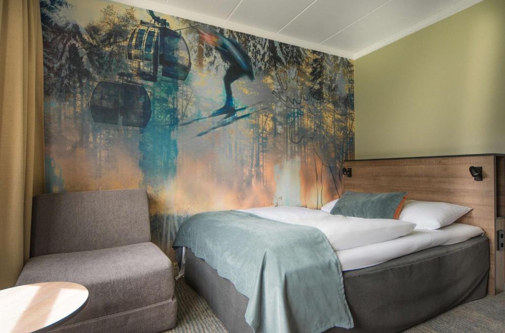 Двухместный (Двухместный номер с 1 кроватью) курортного отеля Scandic Hafjell, Лиллехамер