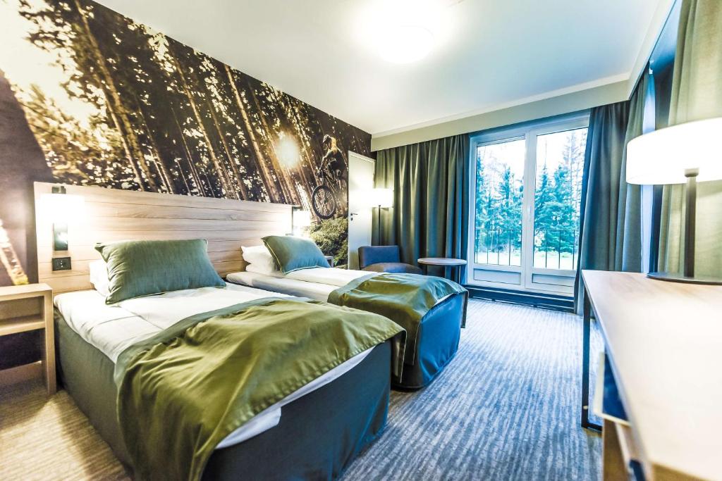 Двухместный (Стандартный двухместный номер с 2 отдельными кроватями) отеля Scandic Lillehammer Hotel, Лиллехамер