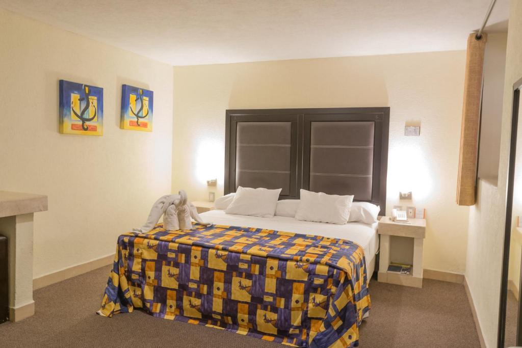 Двухместный (Номер с кроватью размера «king-size») отеля Hotel Posada Guadalupe, Пуэбла