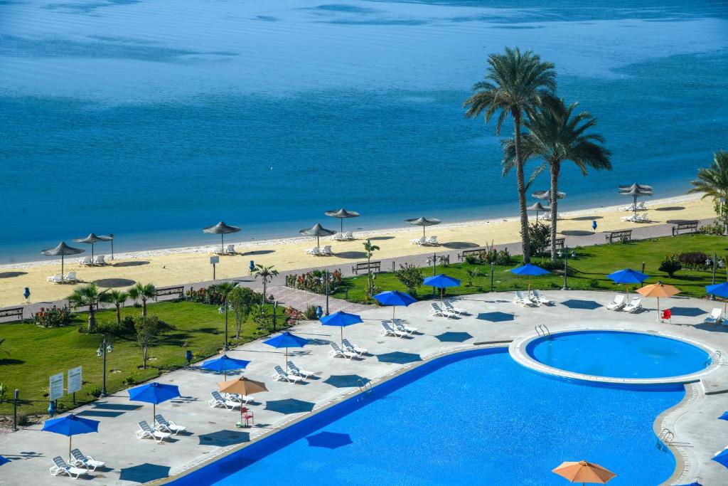 Двухместный (Стандартный номер с видом на озеро) отеля Tolip El Forsan Hotel, Исмаилия