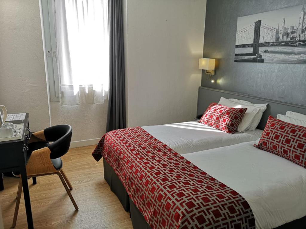 Двухместный (Двухместный номер с 1 кроватью или 2 отдельными кроватями) отеля Hotel Boréal Nice, Ницца