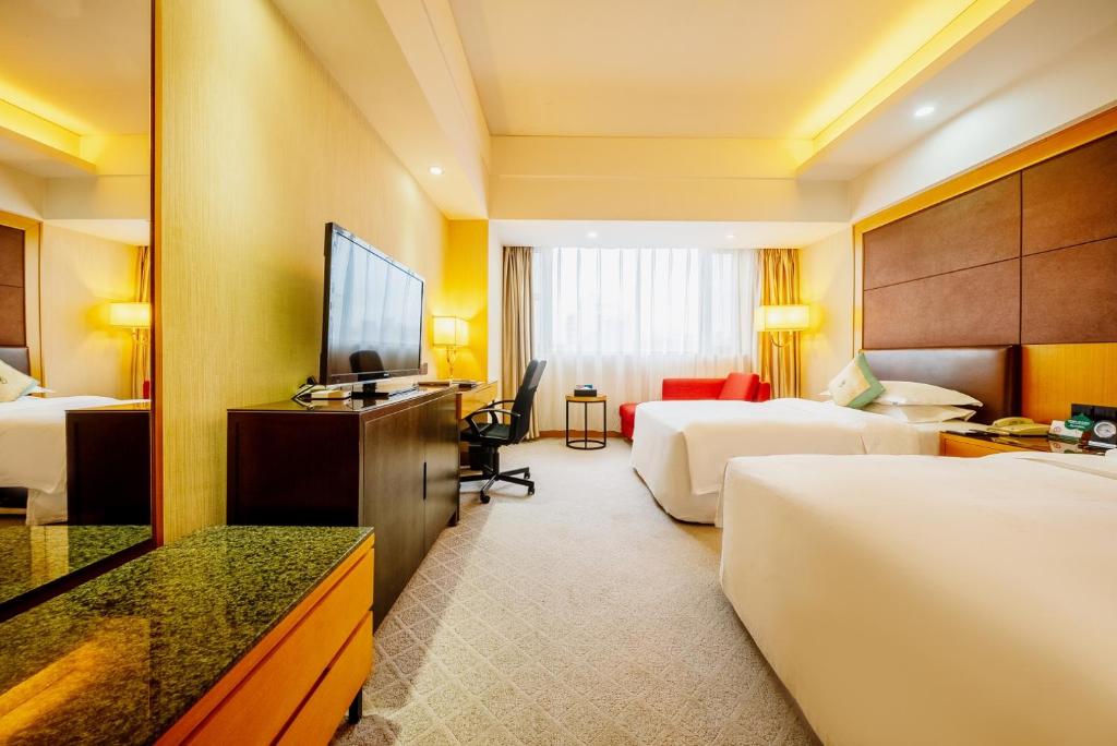 Двухместный (Улучшенный двухместный номер с 2 отдельными кроватями) отеля Aurum International Hotel, Сиань
