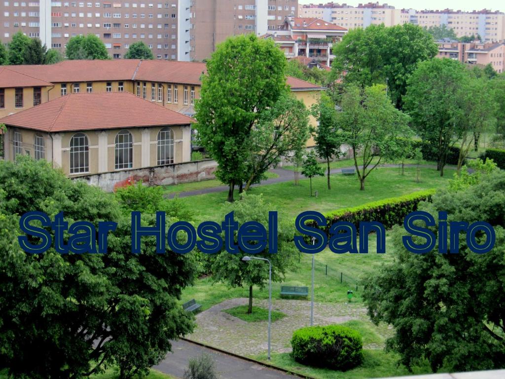 Одноместный (Одноместный номер с общей ванной комнатой и видом на сад), Star Hostel San Siro Fiera