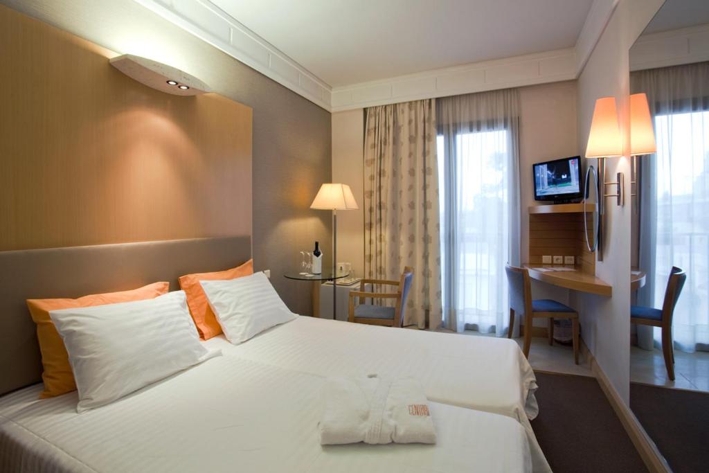 Двухместный (Стандартный двухместный номер с 1 кроватью или 2 отдельными кроватями) отеля Central Hotel, Афины