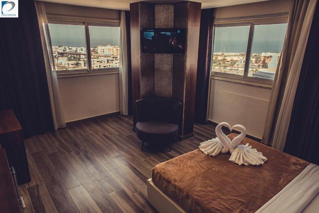 Одноместный (Одноместный номер Делюкс с видом на море - Только для граждан и постоянных жителей Египта) отеля Panorama Portsaid Hotel, Порт-Саид