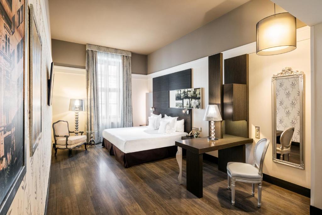Двухместный (Представительский двухместный номер с 1 кроватью или 2 отдельными кроватями) отеля Barceló Brno Palace, Брно