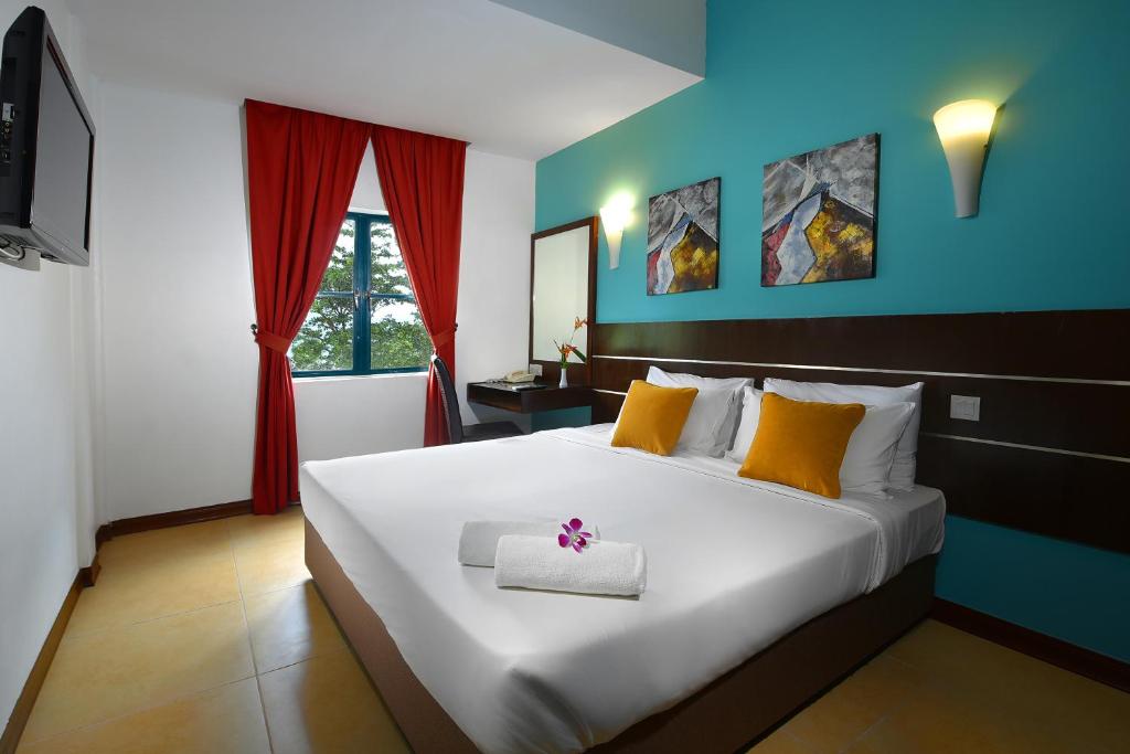 Двухместный (Двухместный номер Делюкс с 1 кроватью) курортного отеля Bella Vista Waterfront Resort, Kuah Langkawi, Лангкави