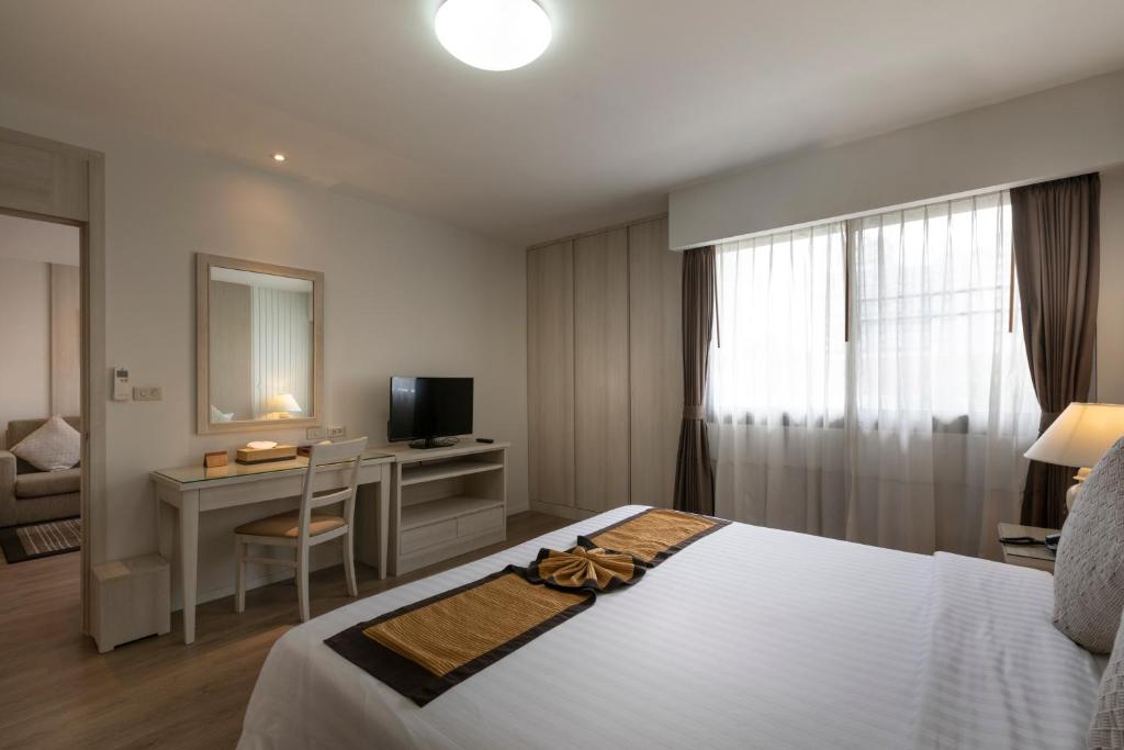 Апартаменты (Апартаменты с 2 спальнями) отеля Kantary Bay Hotel And Serviced Apartments Sriracha, Чонбури