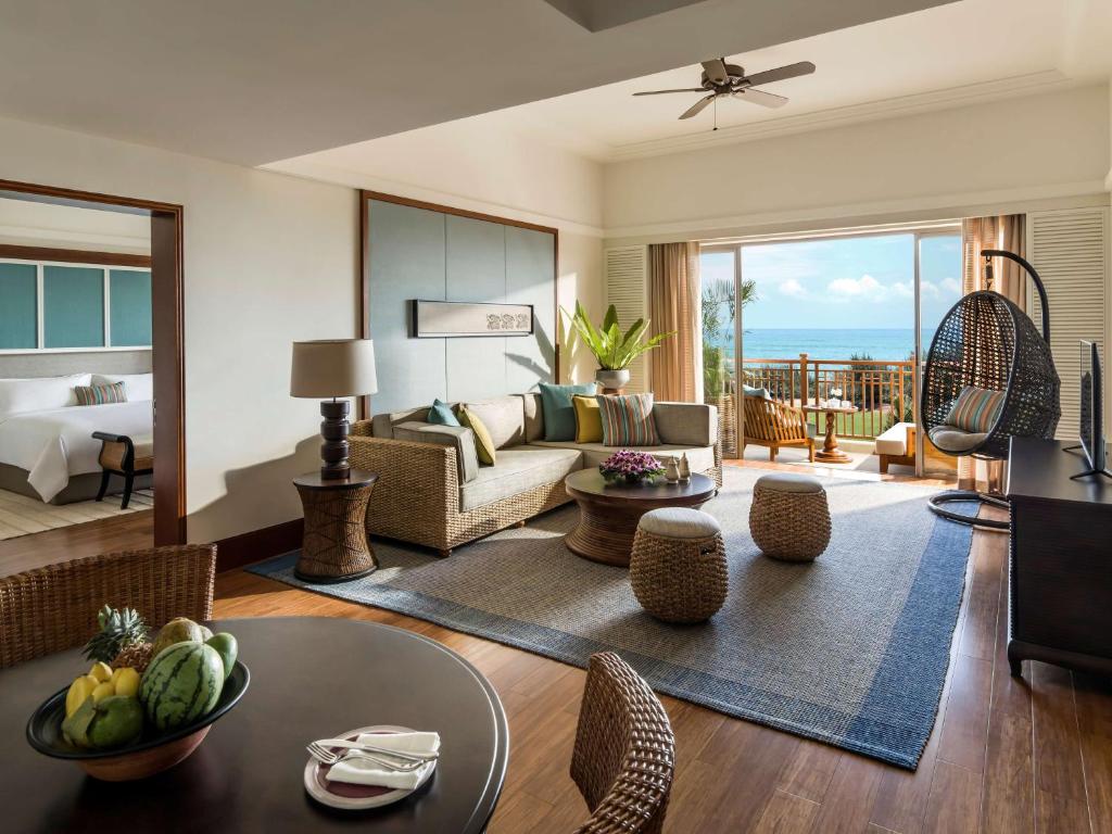 Двухместный (Люкс «Премьер океан») курортного отеля Shangri-La's Hambantota Golf Resort & Spa, Хамбантота