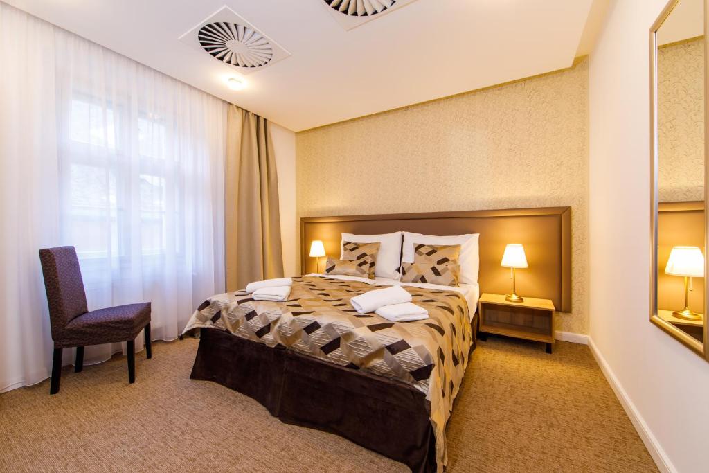 Двухместный (Стандартный двухместный номер с 1 кроватью) отеля APLEND CITY Hotel Michalska, Братислава