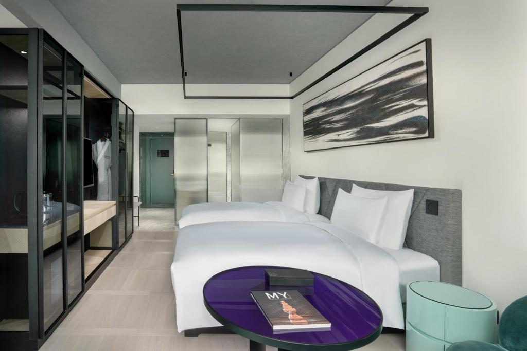 Двухместный (Улучшенный двухместный номер с 1 кроватью или 2 отдельными кроватями) отеля Kempinski Hotel Chengdu, Чэнду