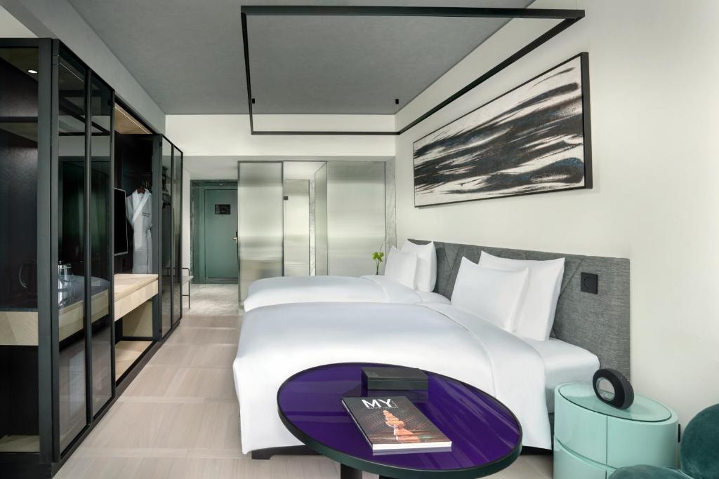 Двухместный (Двухместный номер Делюкс с 1 кроватью или 2 отдельными кроватями) отеля Kempinski Hotel Chengdu, Чэнду