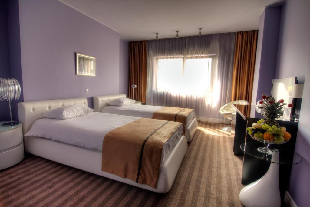 Двухместный (Двухместный номер Делюкс с 2 отдельными кроватями) отеля Hotel Dumbrava, Бакэу