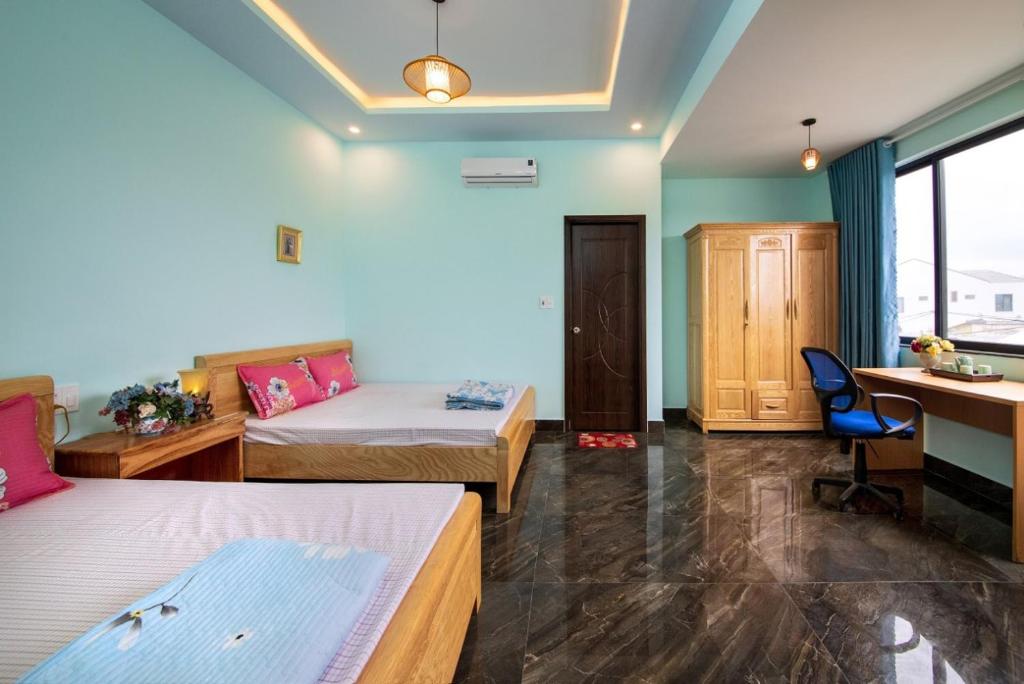 Двухместный (Двухместный номер Делюкс с 1 кроватью или 2 отдельными кроватями) отеля Visu villa Hoi an, Хойан