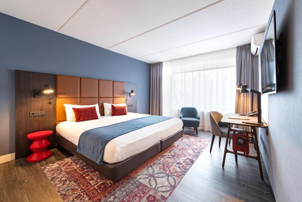 Двухместный (Улучшенный двухместный номер с 1 кроватью) отеля Hotel De Bilderberg, Неймеген