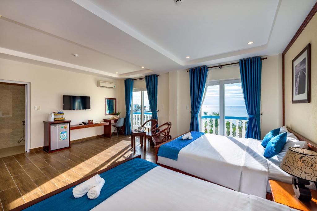 Семейный (Семейный номер с видом на море) отеля Brenta Phu Quoc Hotel, Дуонг-Донг