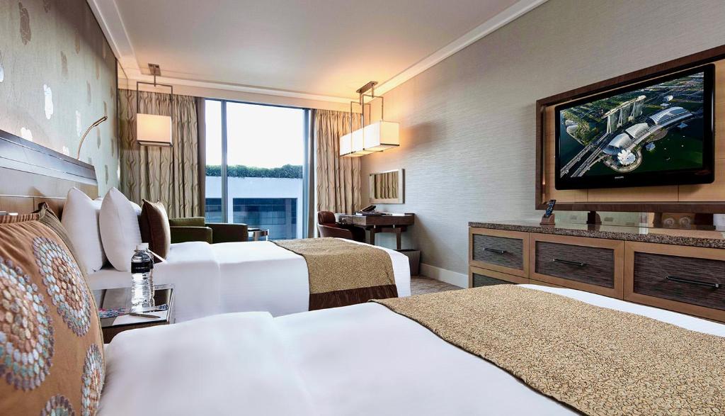 Двухместный (Двухместный номер Делюкс с 2 отдельными кроватями - Нижний этаж) отеля Marina Bay Sands, Сингапур (город)