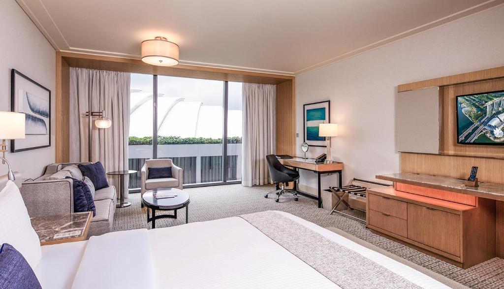 Двухместный (Номер «Премьер» с кроватью размера «king-size» - Нижний этаж) отеля Marina Bay Sands, Сингапур (город)