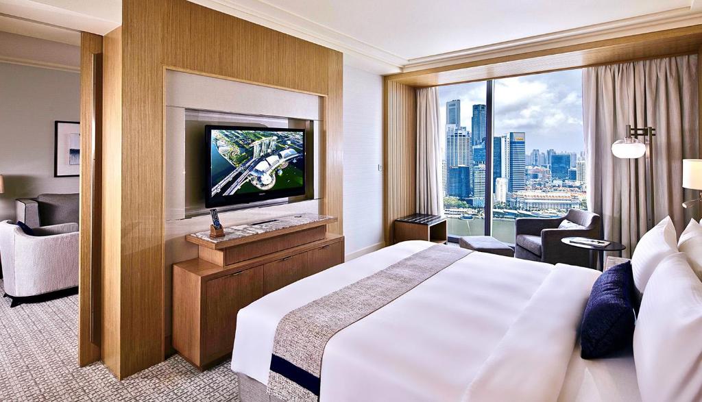 Двухместный (Люкс «Орхидея» с видом на город) отеля Marina Bay Sands, Сингапур (город)