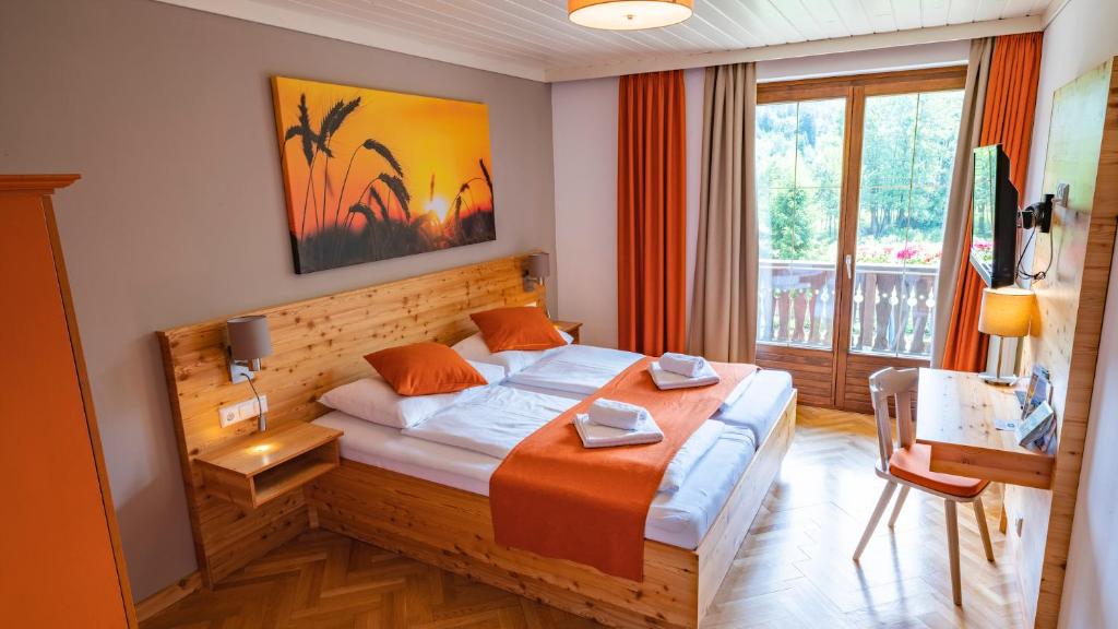 Двухместный (Двухместный номер с 1 кроватью, вид на озеро) отеля Seehof Feidig, Фельден-ам-Вёртерзе