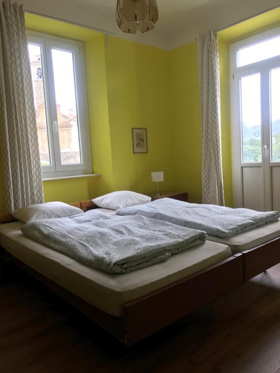 Двухместный (Улучшенный двухместный номер с 1 кроватью и собственной ванной комнатой) гостевого дома Pensione Agra, Лугано