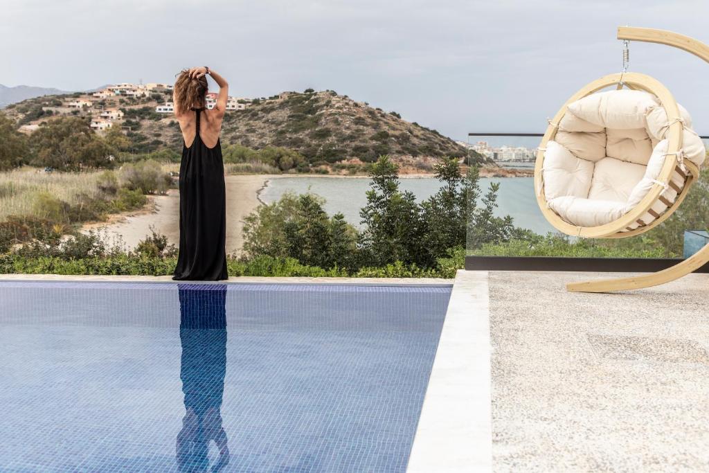 Сьюит (Уникальный люкс с собственным бассейном) отеля Almiros Sand Appartments, Айос-Николаос (Крит), Крит