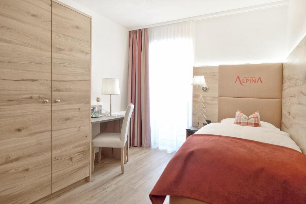 Одноместный (Улучшенный одноместный номер) отеля Hotel Alpina, Санкт-Антон-ам-Арльберг