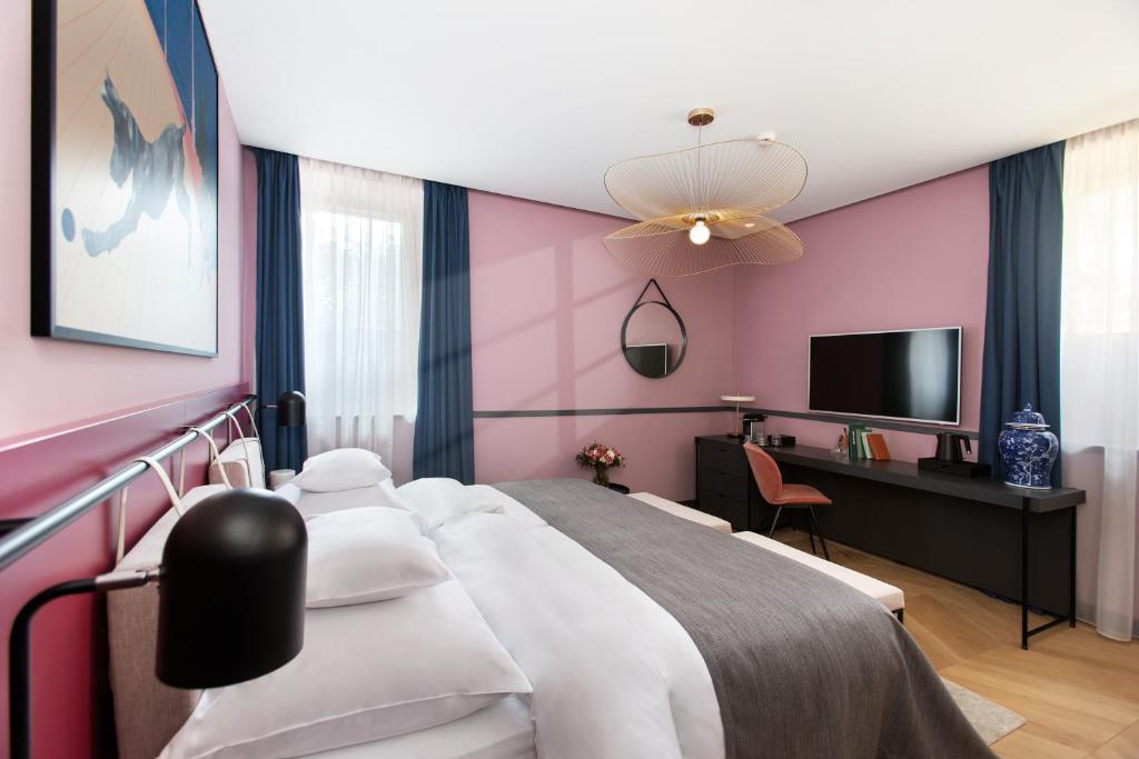 Двухместный (Двухместный номер с 1 кроватью или 2 отдельными кроватями) отеля Alice Hotel, Будапешт