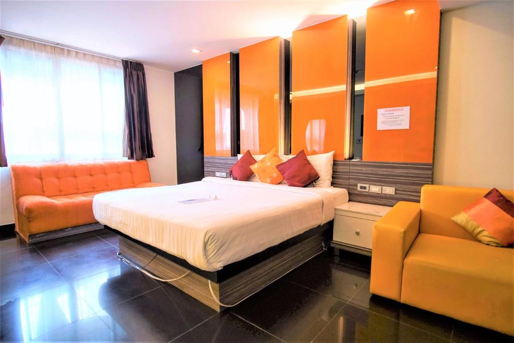 Двухместный (Номер Делюкс с кроватью размера «king-size») отеля Heaven@4, Бангкок