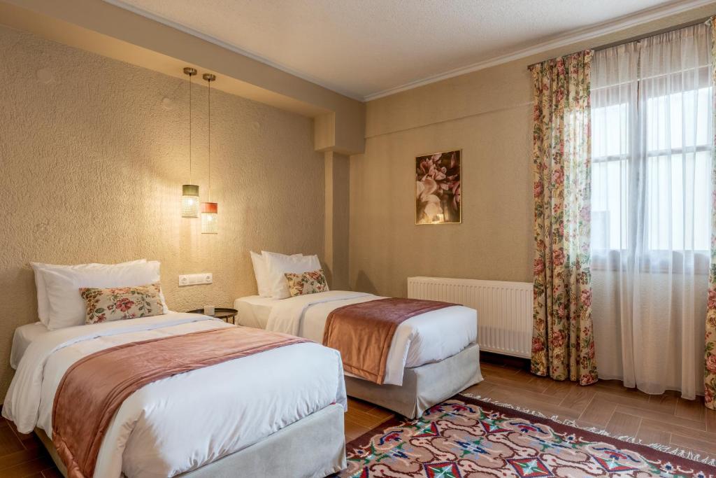 Двухместный (Улучшенный двухместный номер с 2 отдельными кроватями) гостевого дома Paeonia Arachova, Арахова