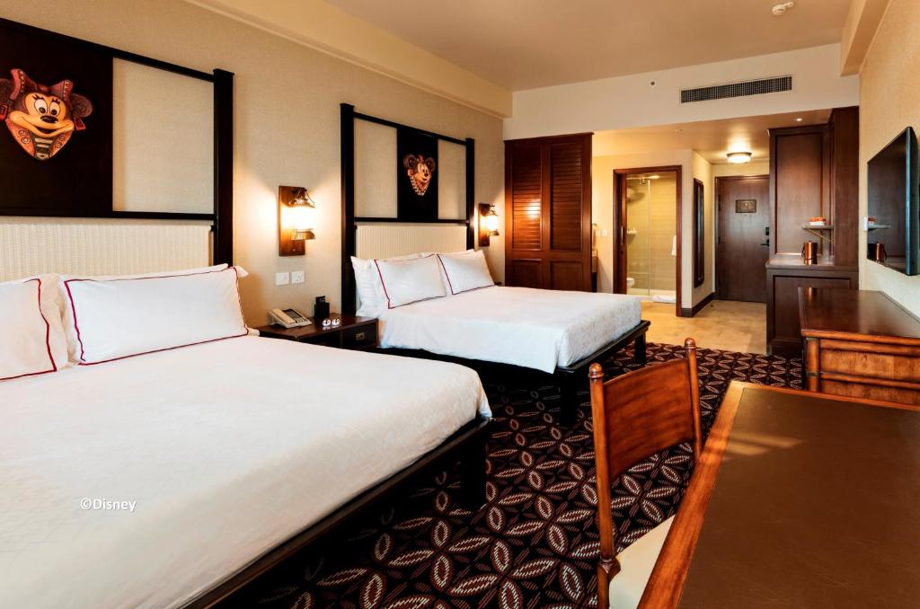 Двухместный (Двухместный номер Делюкс с 1 кроватью) отеля Disney Explorers Lodge, Гонконг (город)