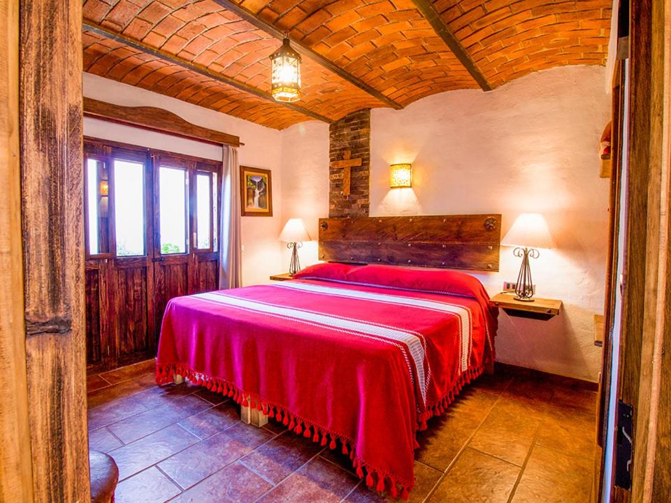 Двухместный (Номер с кроватью размера «king-size») отеля Posada Mi Pueblito Hostal, Тапальпа