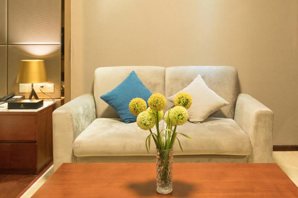 Двухместный (Двухместный номер Делюкс с 1 кроватью), Foshan Bodun International Serviced Apartment