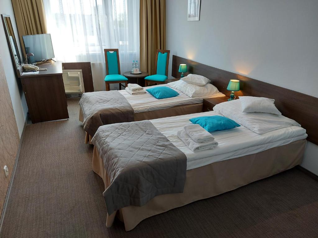 Двухместный (Двухместный номер с 2 отдельными кроватями) отеля Hotel IKAR, Быдгощ