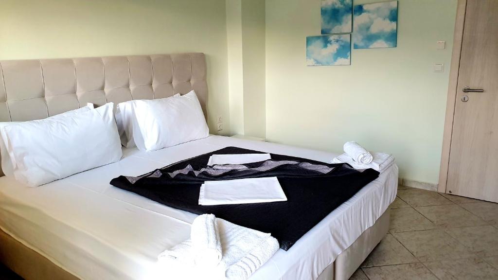 Двухместный (Двухместный номер с 1 кроватью или 2 отдельными кроватями и видом на море) отеля Vista Marina, Каламата