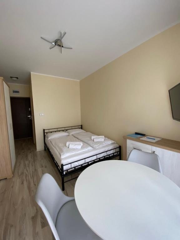 Двухместный (Стандартный двухместный номер с 1 кроватью) апарт-отеля Rezydencja Lazur, Свиноуйсьце