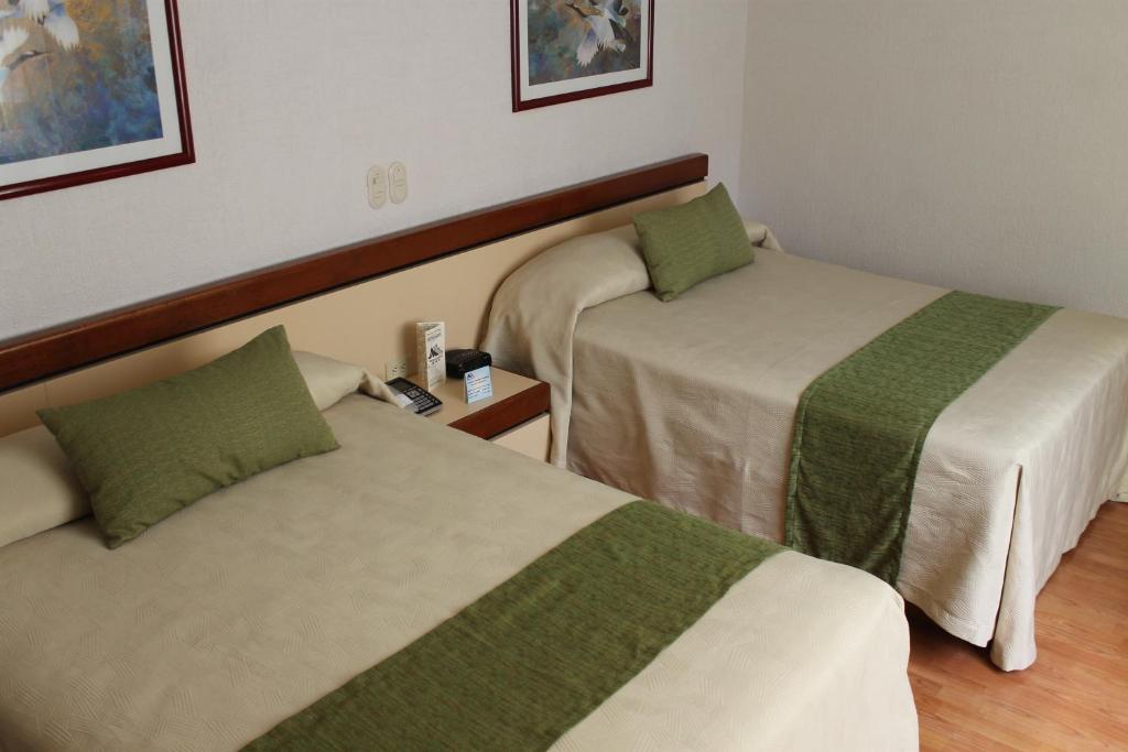 Двухместный (Двухместный номер с 2 двуспальными кроватями) отеля Hotel Manalba, Мехико
