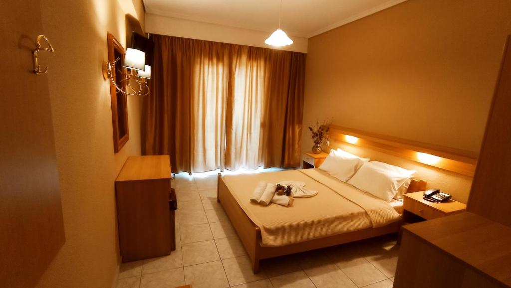 Двухместный (Двухместный номер с 1 кроватью или 2 отдельными кроватями и видом на море) отеля THEMIS BEACH, Паралия Катерини