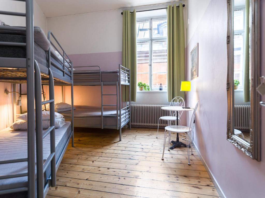 Номер (Кровать в общем 4-местном номере для мужчин и женщин) хостела Castanea Old Town Hostel, Стокгольм