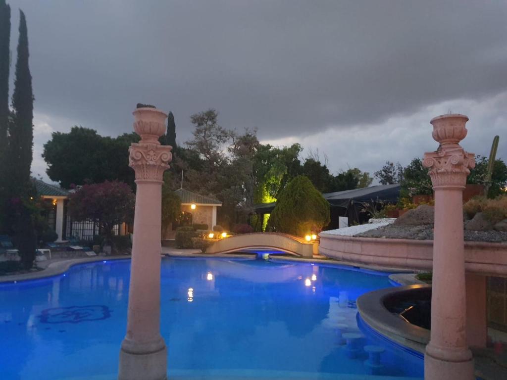 Двухместный (Двухместный номер с 1 кроватью и видом на бассейн) отеля Gran Hotel Hacienda De La Noria, Агуаскальентес