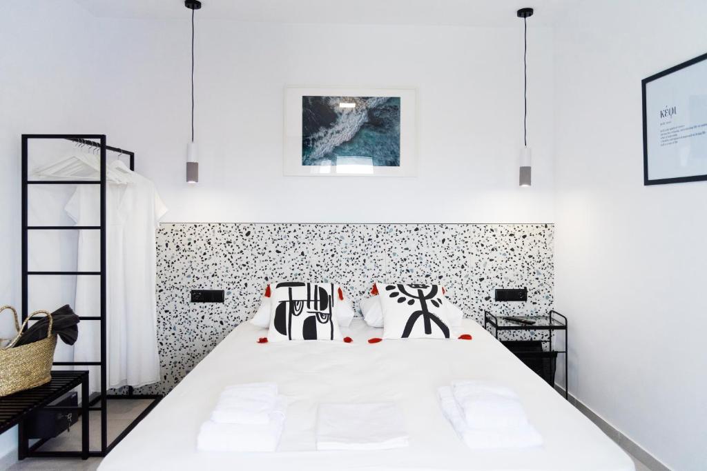 Двухместный (Стандартный двухместный номер с 1 кроватью или 2 отдельными кроватями, вид на море) курортного отеля Seaside Suites, Кавос