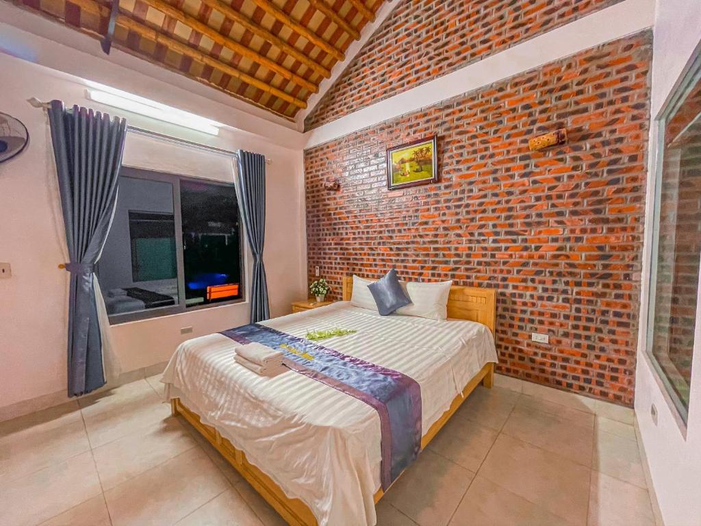 Двухместный (Двухместный номер с 1 кроватью, вид на сад) семейного отеля Tam Coc Sunrise Homestay, Ниньбинь