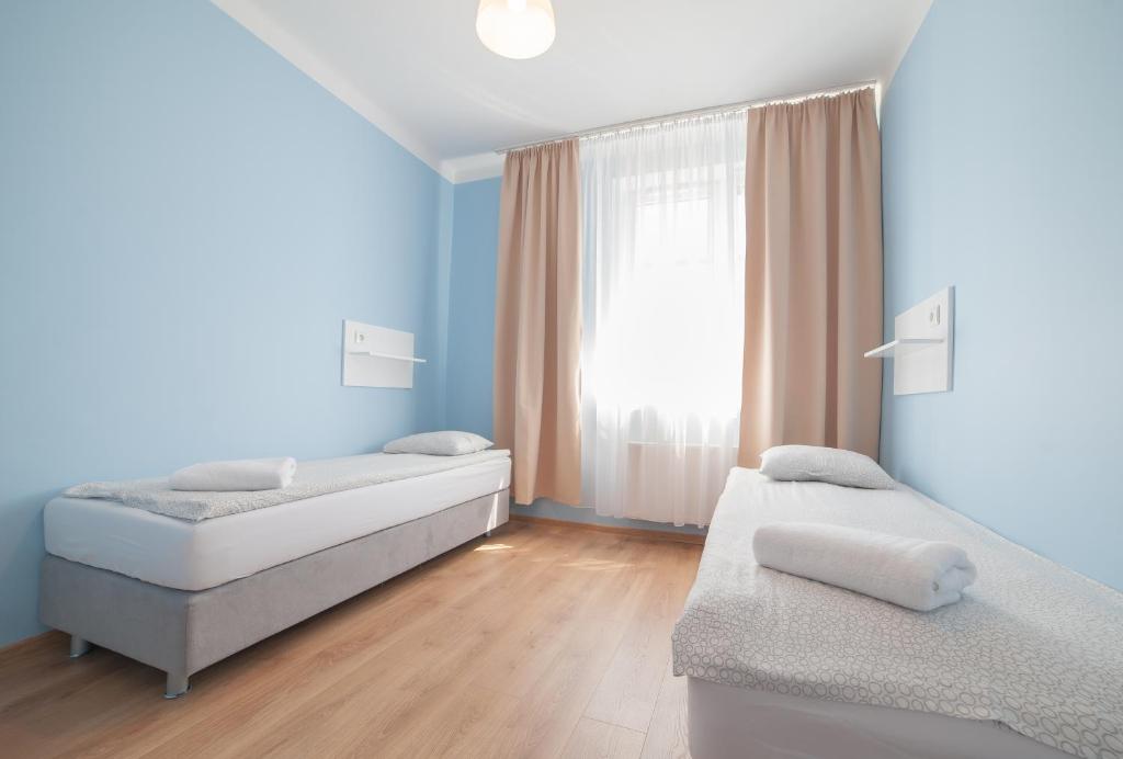 Двухместный (Двухместный номер с 2 отдельными кроватями) хостела Freedom Hostel, Краков