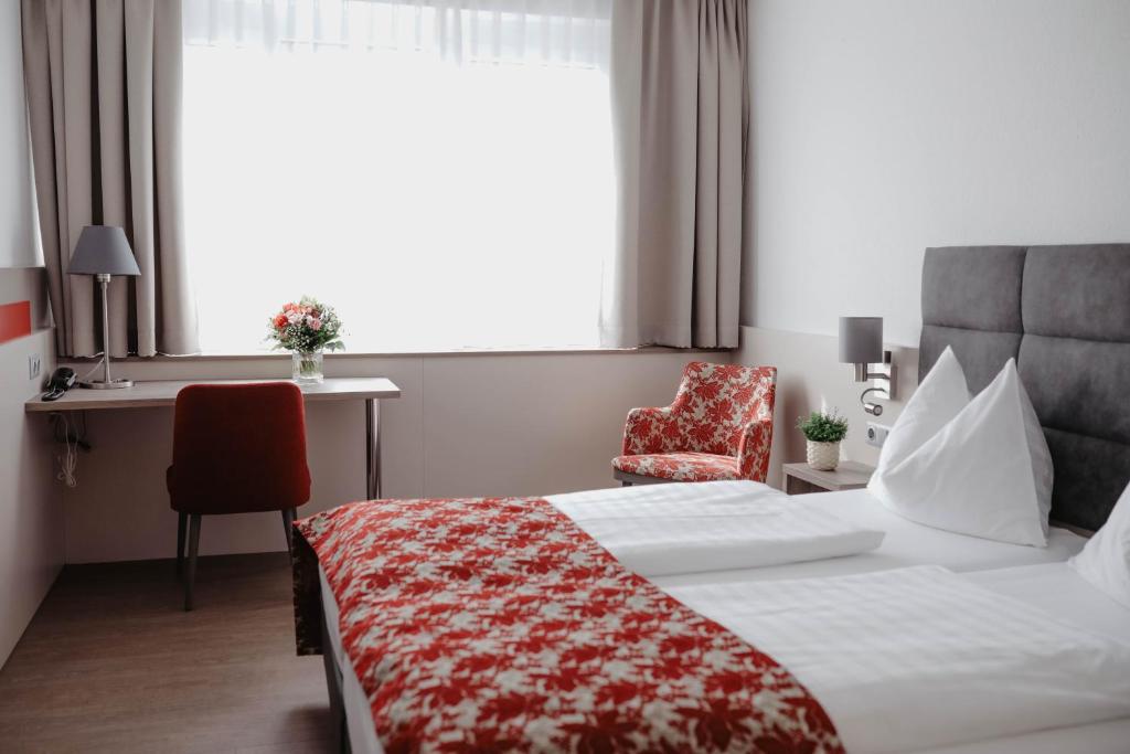 Двухместный (Двухместный номер с 1 кроватью или 2 отдельными кроватями) отеля Hotel Kolping, Линц