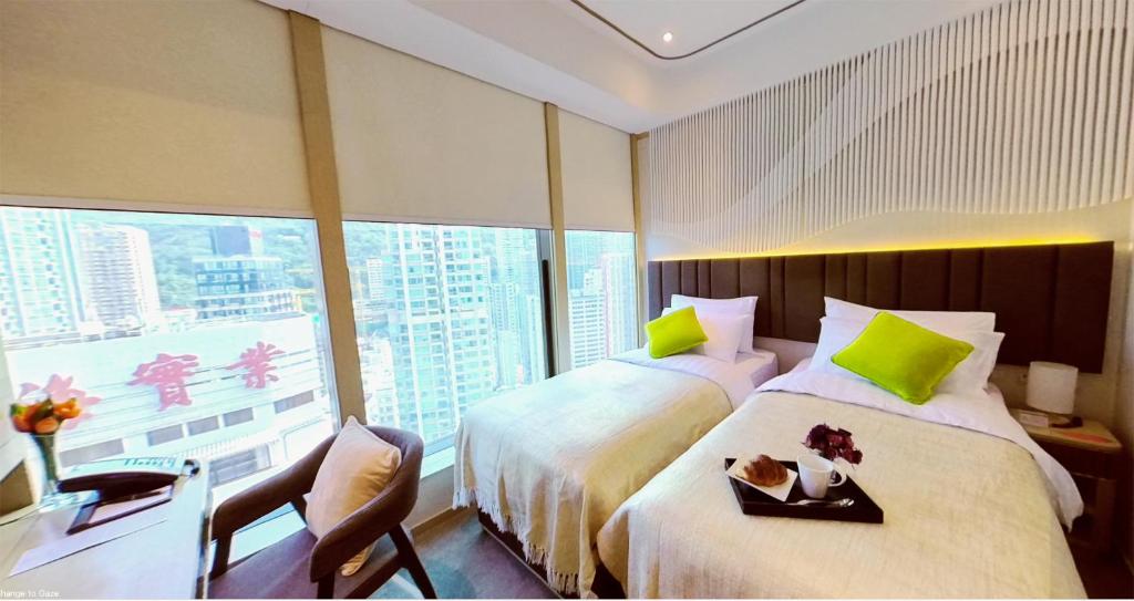 Двухместный (Двухместный номер «Премьер» с 2 отдельными кроватями) отеля Burlington Hotel, Гонконг (город)