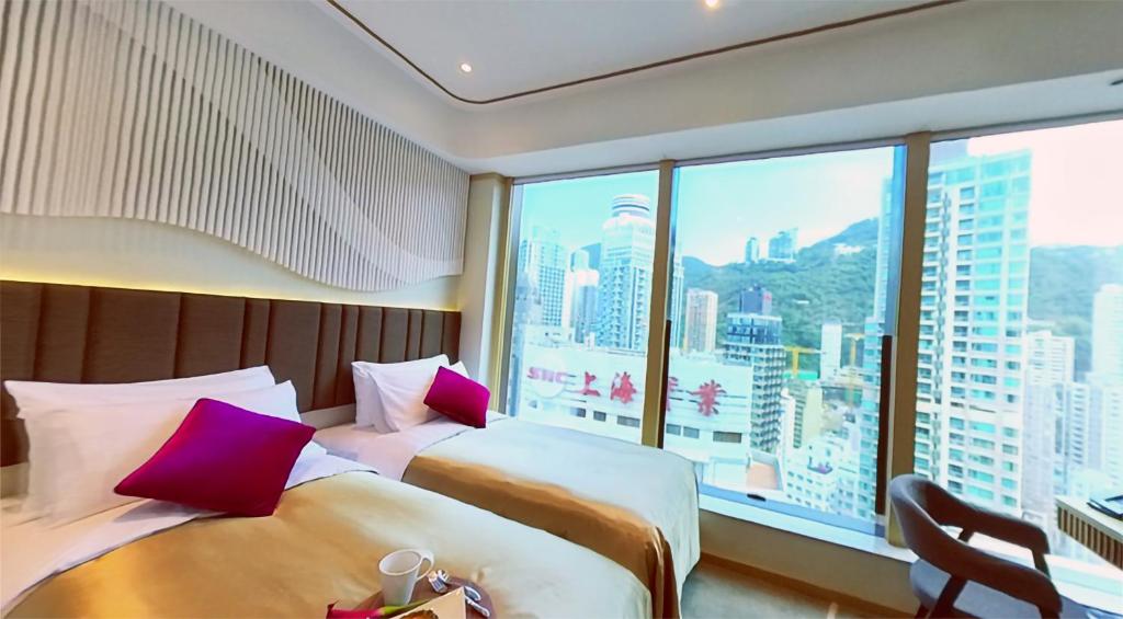 Двухместный (Представительский двухместный номер с 2 отдельными кроватями) отеля Burlington Hotel, Гонконг (город)