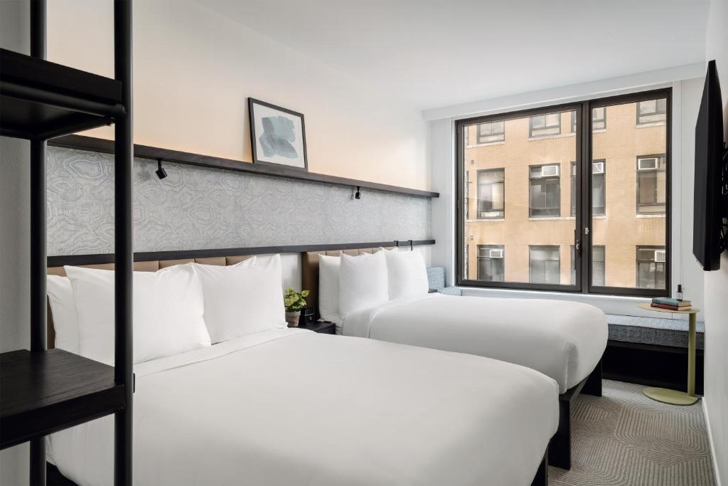 Двухместный (Номер с 2 двуспальными кроватями) отеля Arlo Midtown, Нью-Йорк